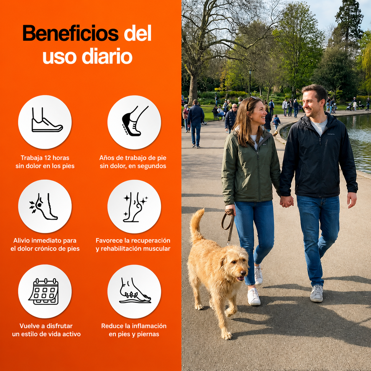 Plantillas de Soporte Biomecánico PisaBien™